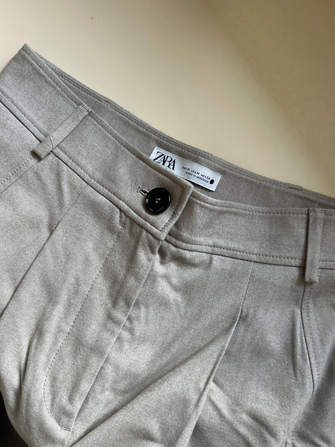 CARROT FIT TROUSERS WITH DARTS DETAIL - Image 3