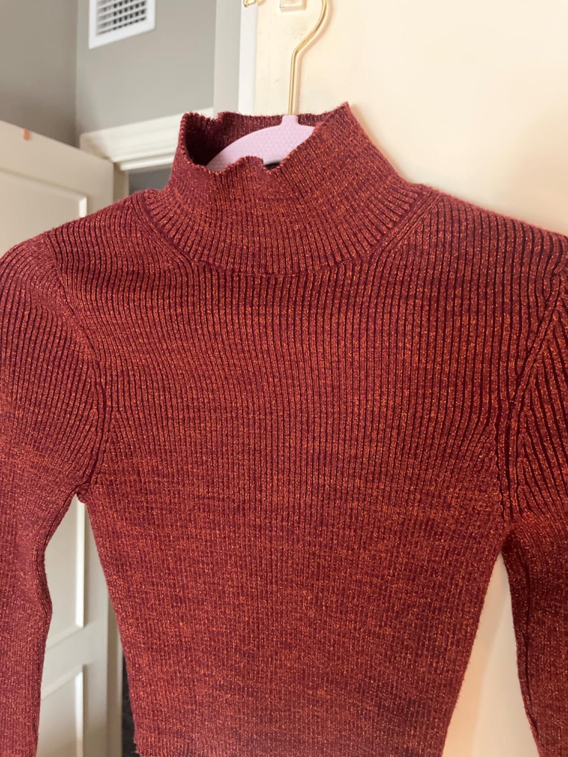 METALLIC THREAD KNIT TOP - Image 2