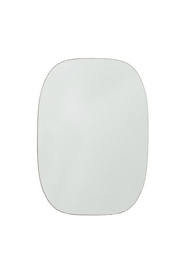 WALL MIRROR WITH ROUND FRAME - Golden by Zara