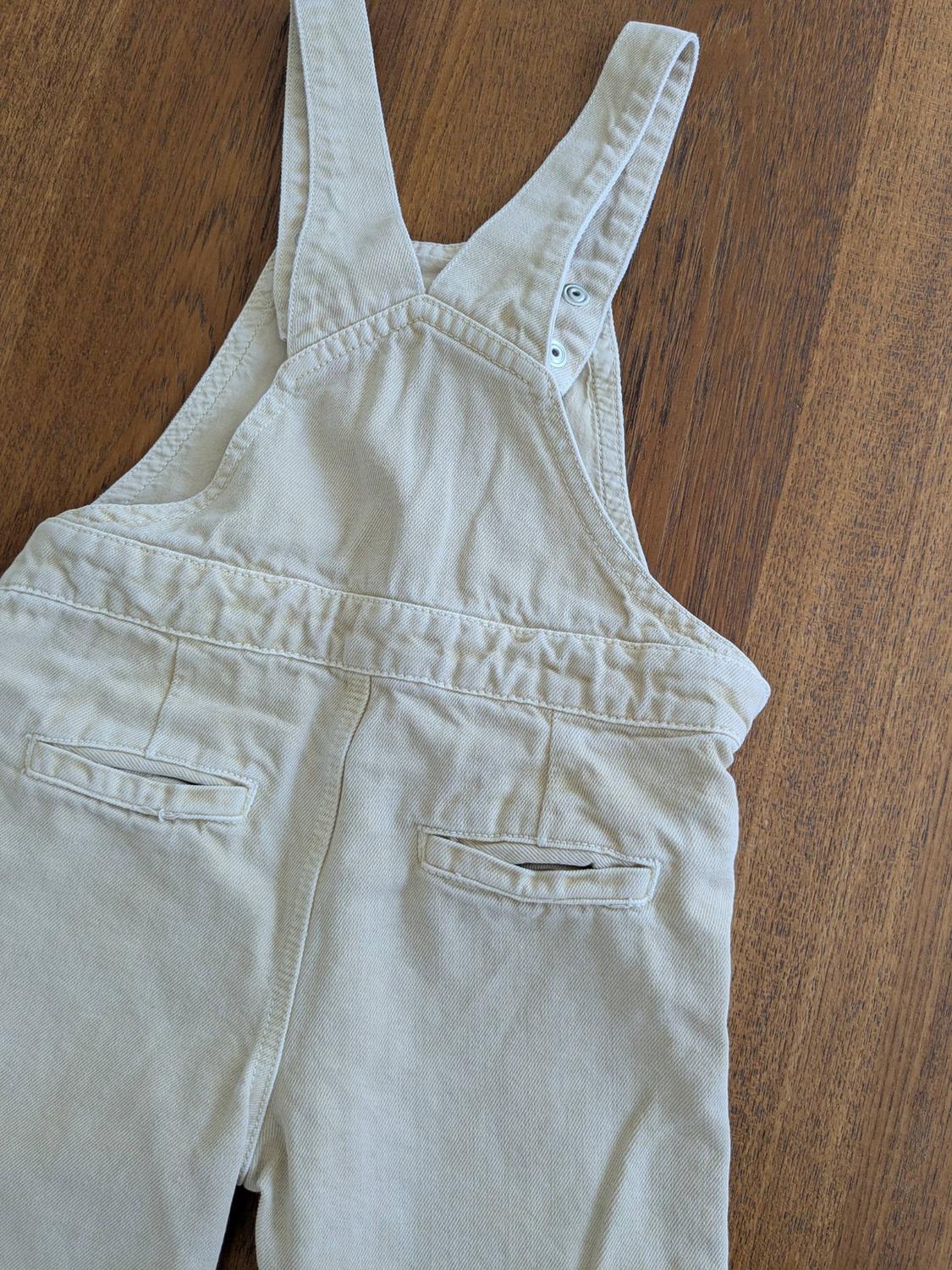 SNAP BUTTON DENIM PINAFORE - Image 4