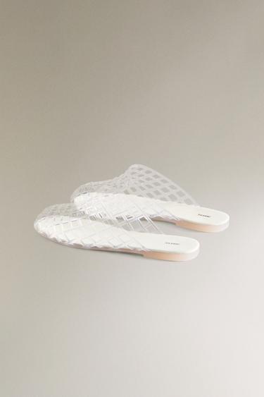 JELLY MULE SLIPPERS - White by Zara - Image 3