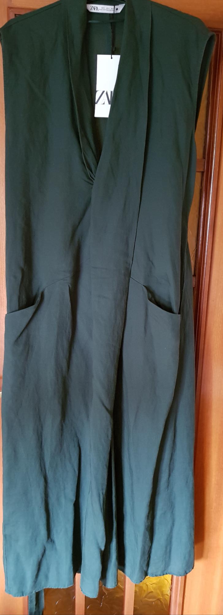 MIDI DRESS WITH BELT - Image 4