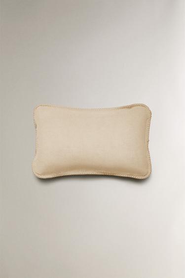 Zara CHILDREN'S CORDUROY THROW PILLOW COVER - Beige