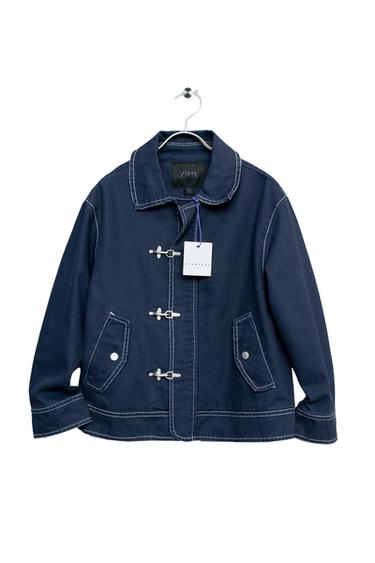 STORIESZ - JAKNA Z OKRASNIMI ZAPONKAMI - mornarsko modra od Zare