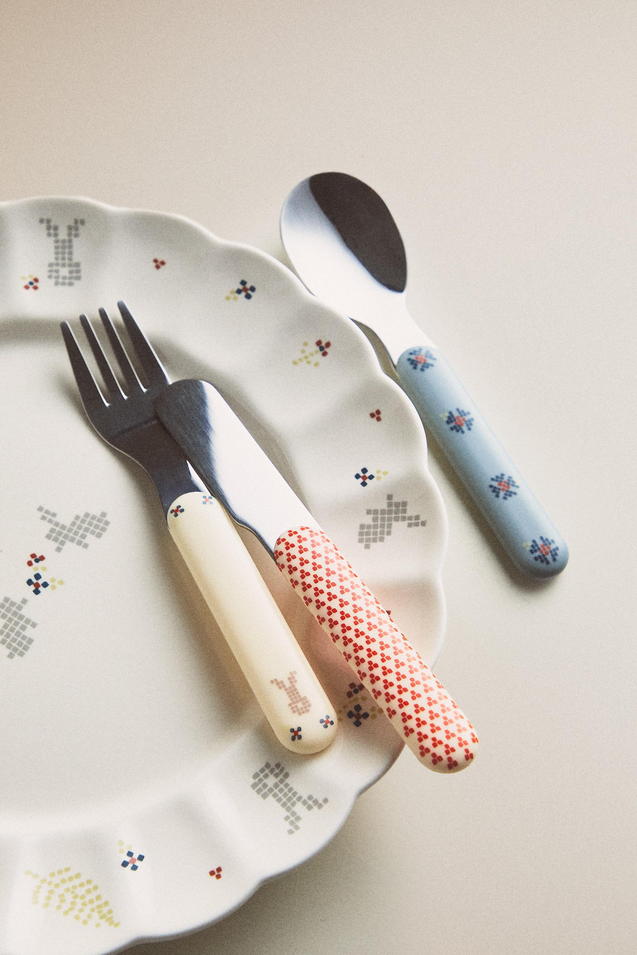 Zara KIDS' BUNNY FLATWARE SET — фото 5
