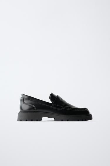 CHUNKY LOAFERS - Black by Zara