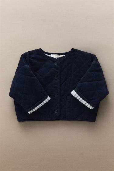 VESTE BÉBÉ CORDUROY - Bleu marine de Zara - Image 4