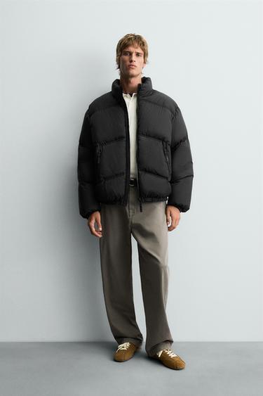 TECHNICAL PUFFER JACKET - Black by Zara