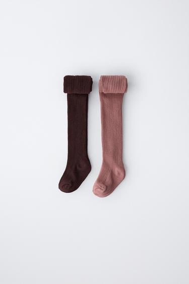 LOT DE DEUX COLLANTS EN BOÎTE - Rose foncé de Zara - Image 3
