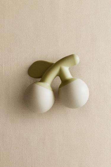 Zara BABY SILICONE FLOWER RATTLE - Green