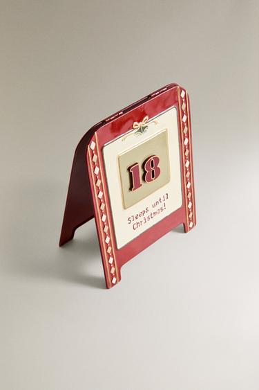 CHILDREN'S CHRISTMAS COUNTDOWN CALENDAR - Red by Zara - Image 1