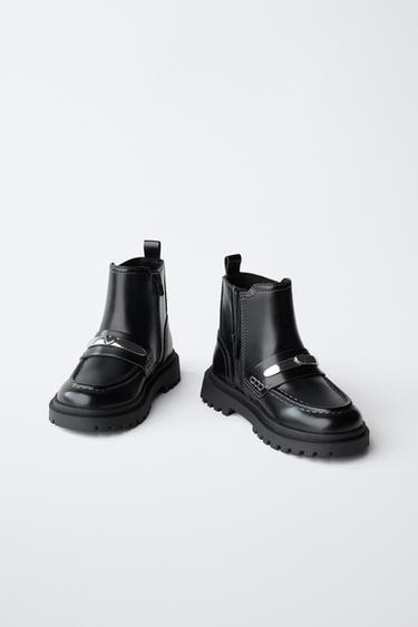 BOTTES DÉTAIL CŒUR - Noir de Zara - Image 3