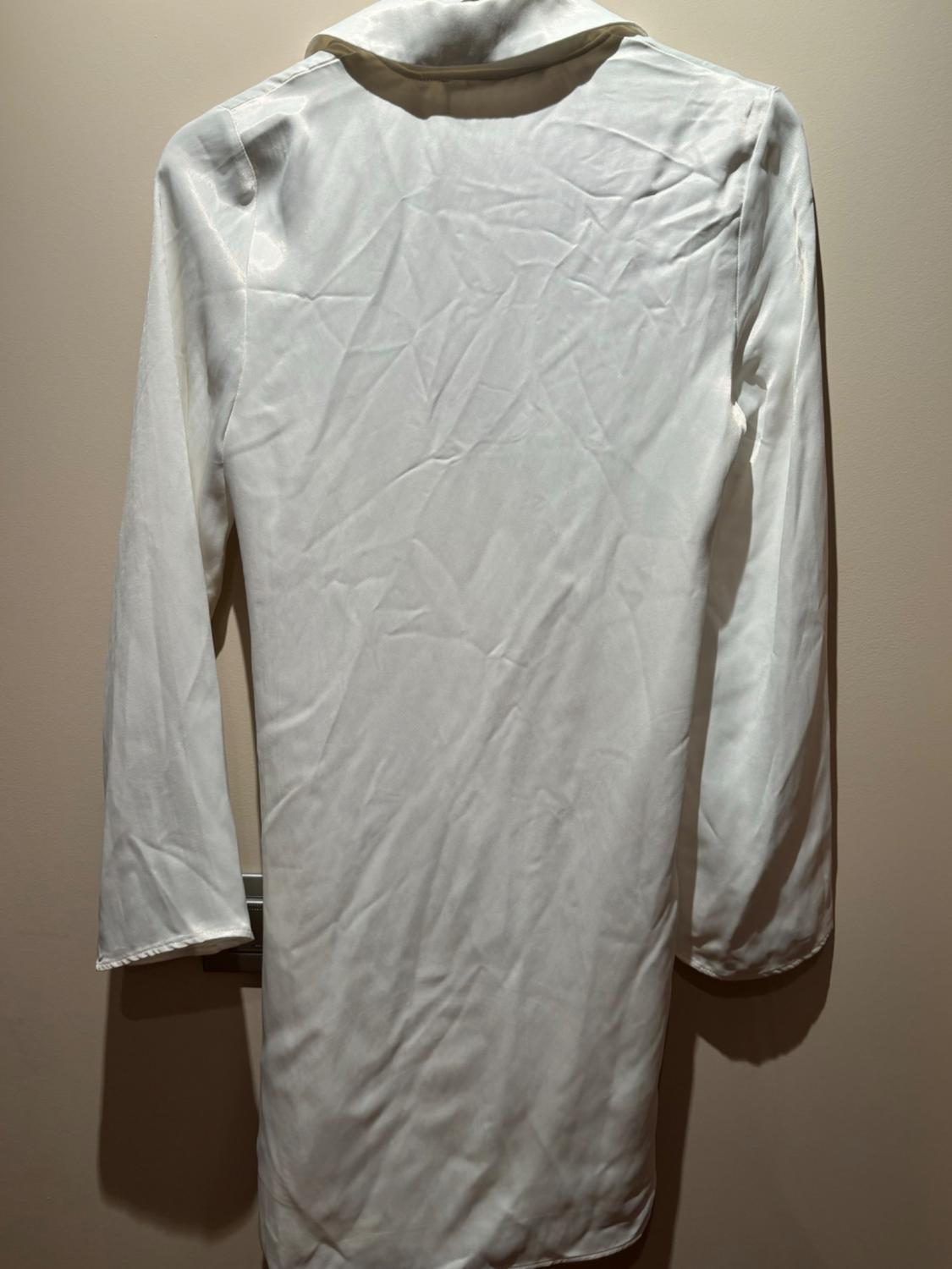 SATIN EFFECT WRAP DRESS - Image 4