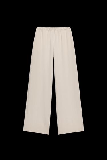 FLIESSENDE WEITE HOSE - Sandfarben von Zara - Bild 0
