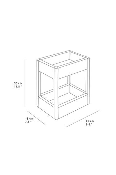 PETIT MEUBLE DE RANGEMENT - Marron foncé de Zara - Image 5
