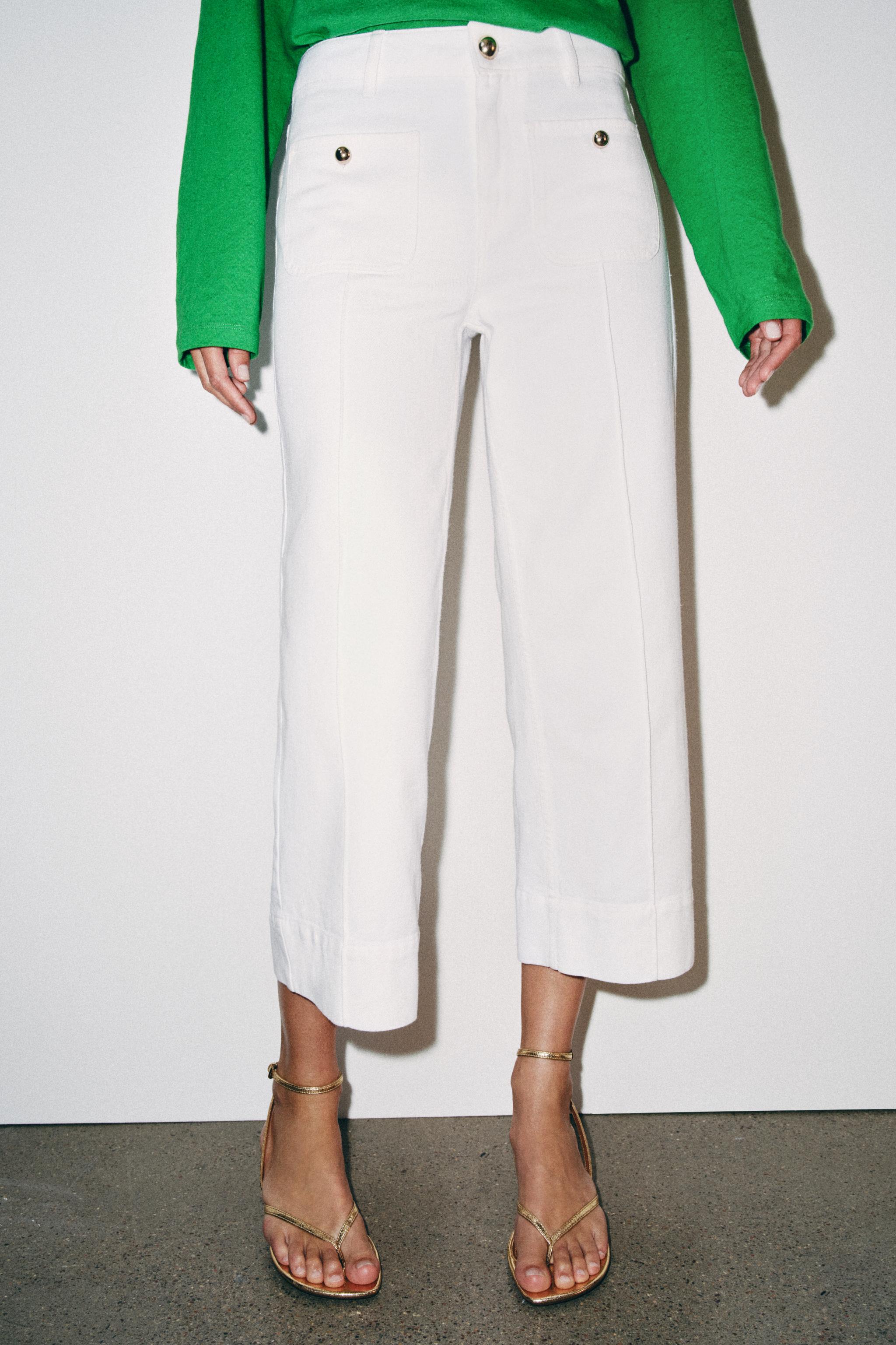 JEAN Z1975 JUPE-CULOTTE TAILLE HAUTE