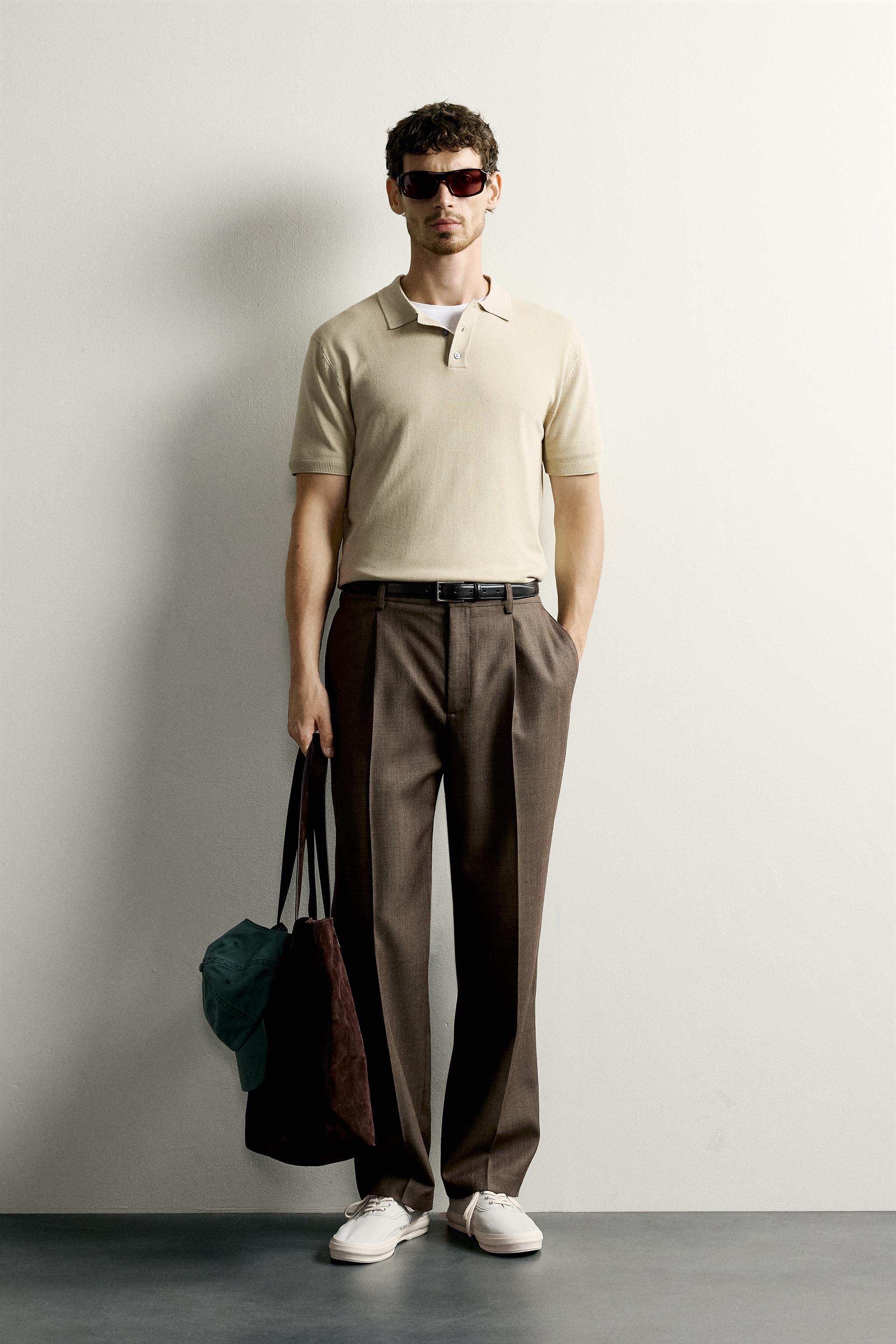 Zara REGULAR FIT TRİKO POLO T-SHIRT