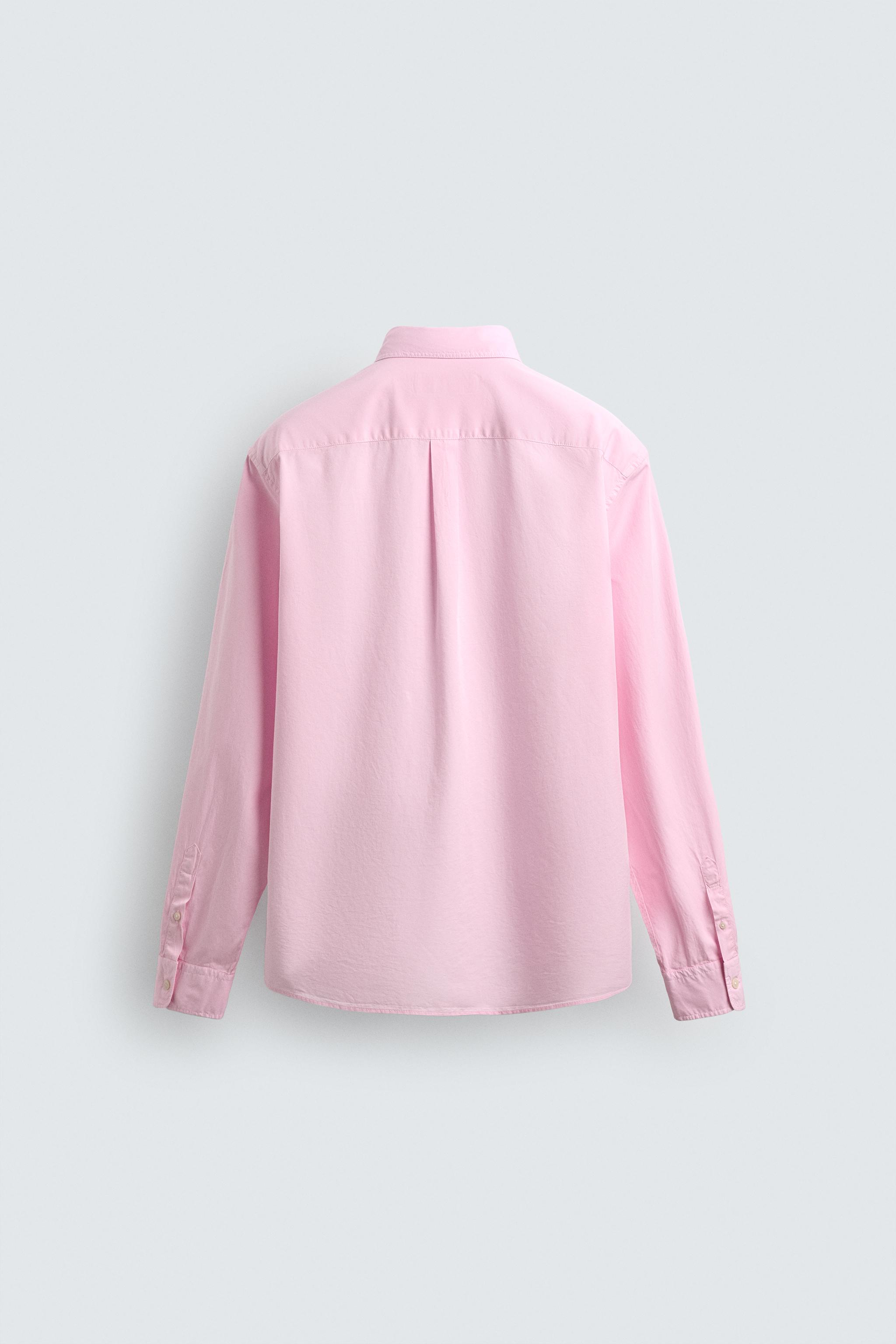 REGULAR FIT COTTON TWILL SHIRT