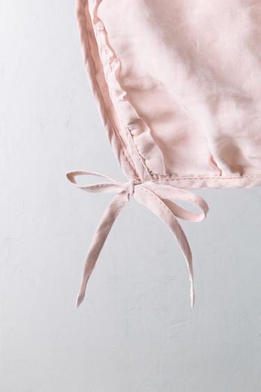 0-18 MONTHS/ 100% RAMIE BONNET LIMITED EDITION - Dusty pink by Zara - Image 1