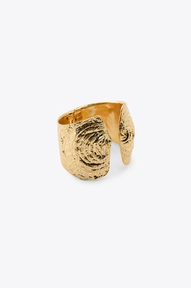 BRACELET RIGIDE DOUBLE COQUILLE - Doré de Zara - Image 2