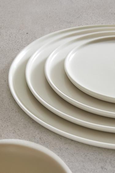 SET OF 2 - PLATE S - ecru-white by Zara - Image 2