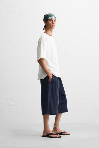 WASHED PRINT T-SHIRT - Oyster-white by Zara - Image 3