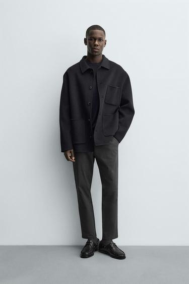 Zara PÜKSID SLIM FIT COMFORT - Antratsiithall