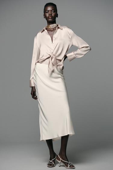 SANDALIA TACÓN HEBILLAS - Blanco de Zara - Imagen 0