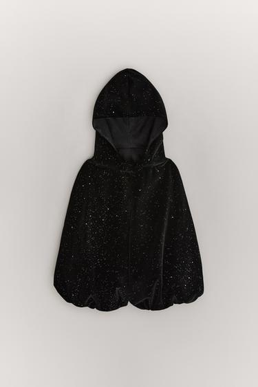 Zara CHILDREN'S HALLOWEEN WITCH CAPE COSTUME - Black