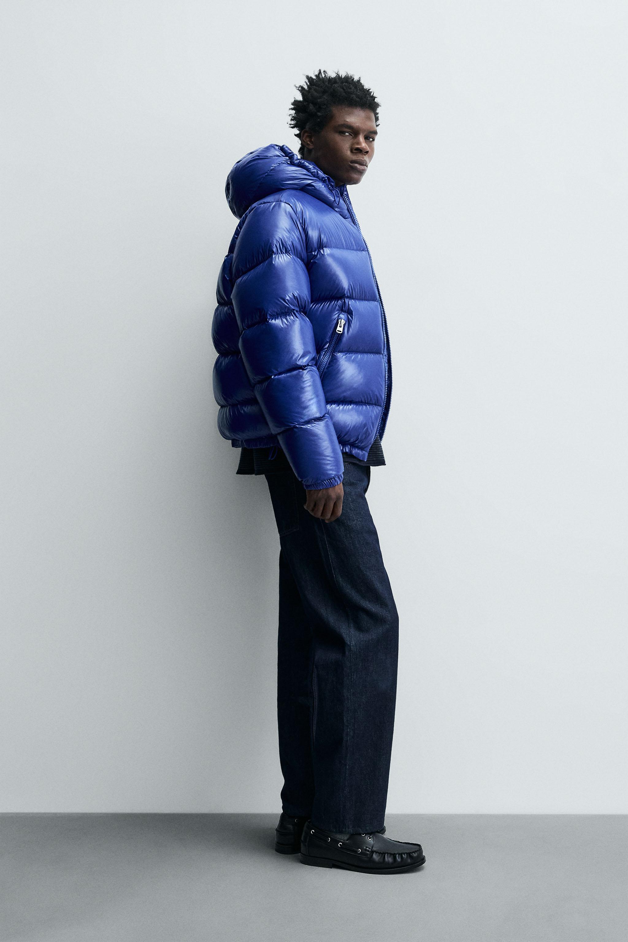 ZARA SKI COLLECTION ダウンジャケット 水色 ブルー ZARA WOMEN WATERPROOF DOWN puffer SKI COLLECTION SKY BLUE