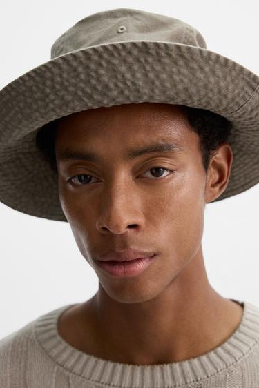 CHAPEAU BOB DÉLAVÉ - Beige clair de Zara - Image 2