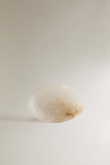 ALABASTER BATHROOM SOAP DISH - White by Zara - Image 0