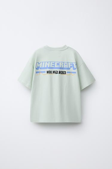 T-SHIRT MINECRAFT © MOJANG AB. ™ - Bleu de Zara - Image 1