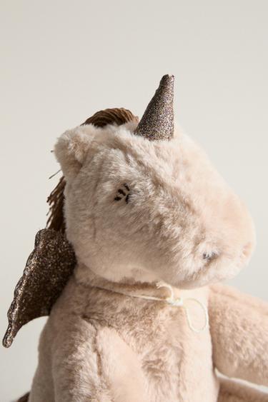 KIDS’ UNICORN PLUSH TOY — Beige 2