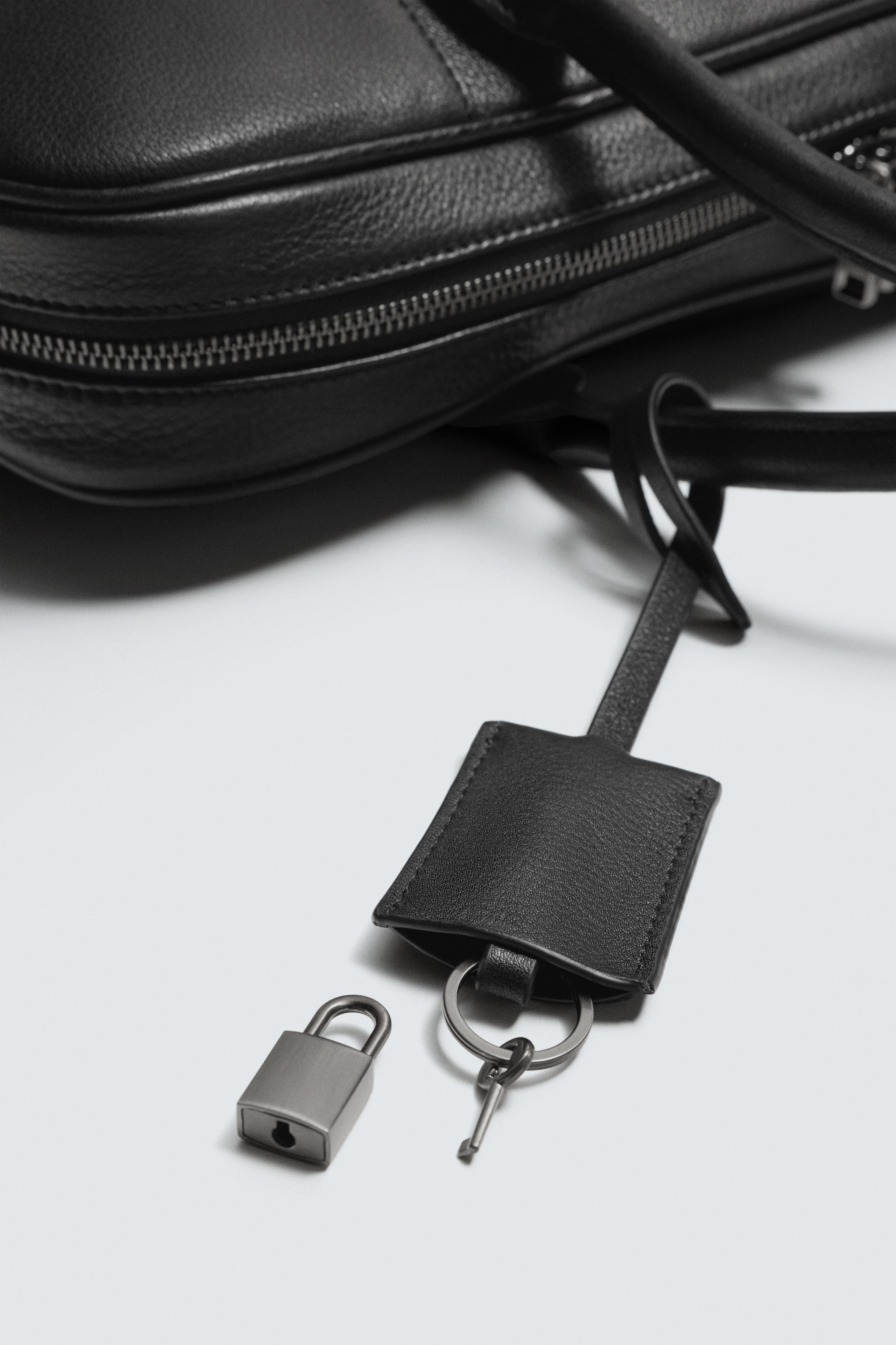 LEATHER BRIEFCASE - Black | ZARA Canada