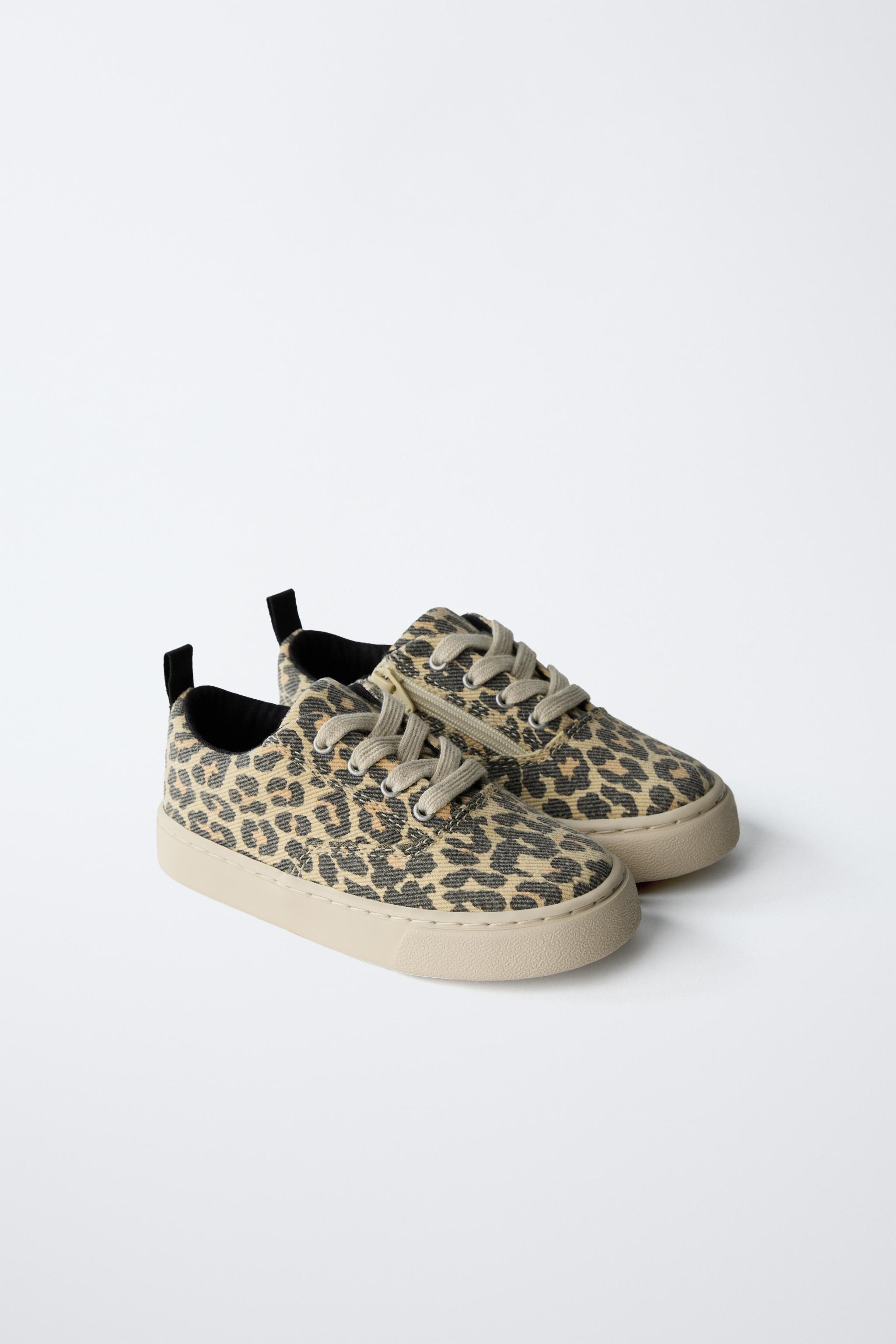 Zapatillas Deportivas Deportivas Leopardo Zara Zapatos Leopardo En