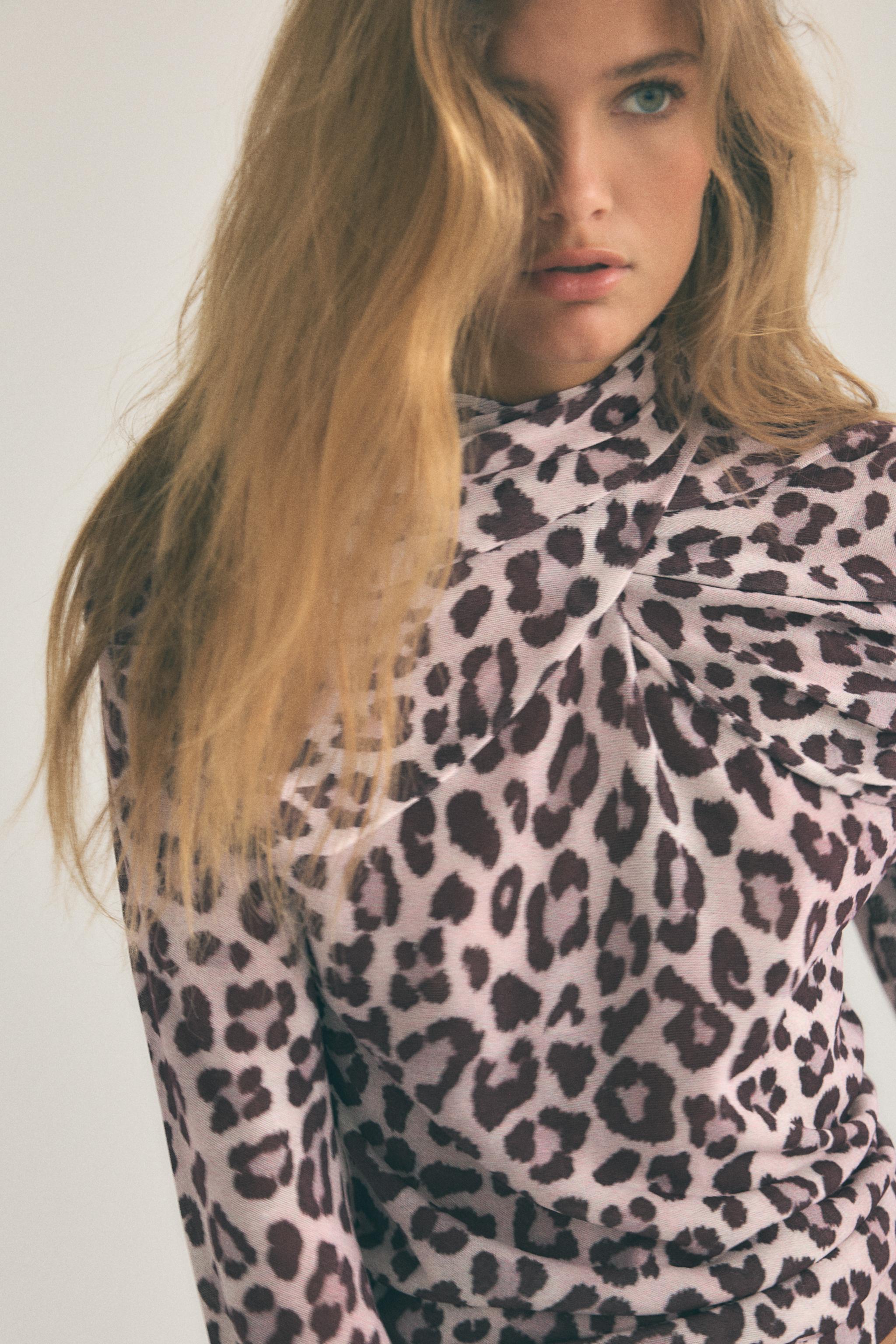 Maglia leopardata zara online