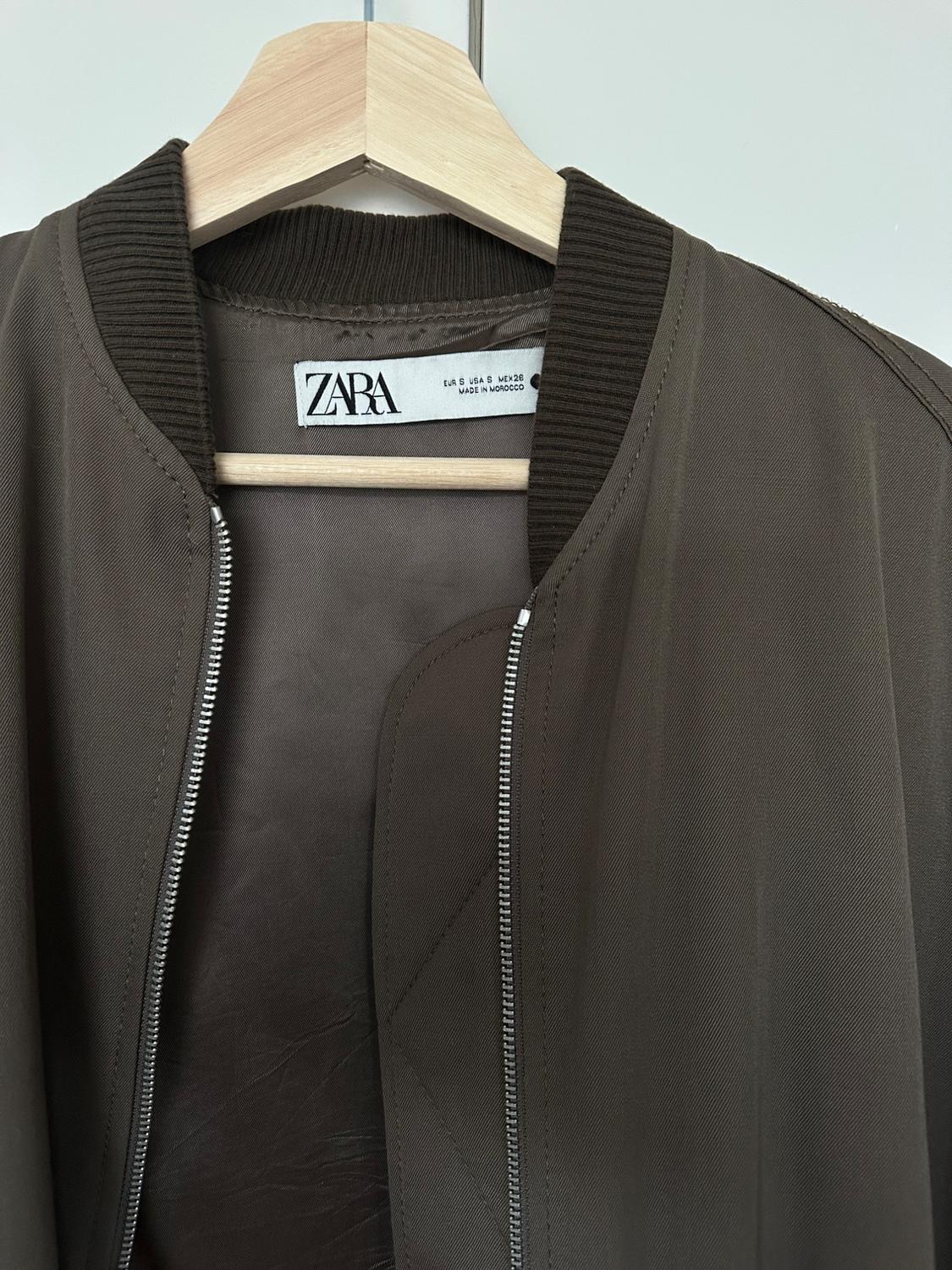 OVERSIZE WOOL BLEND BOMBER JACKET - Image 4