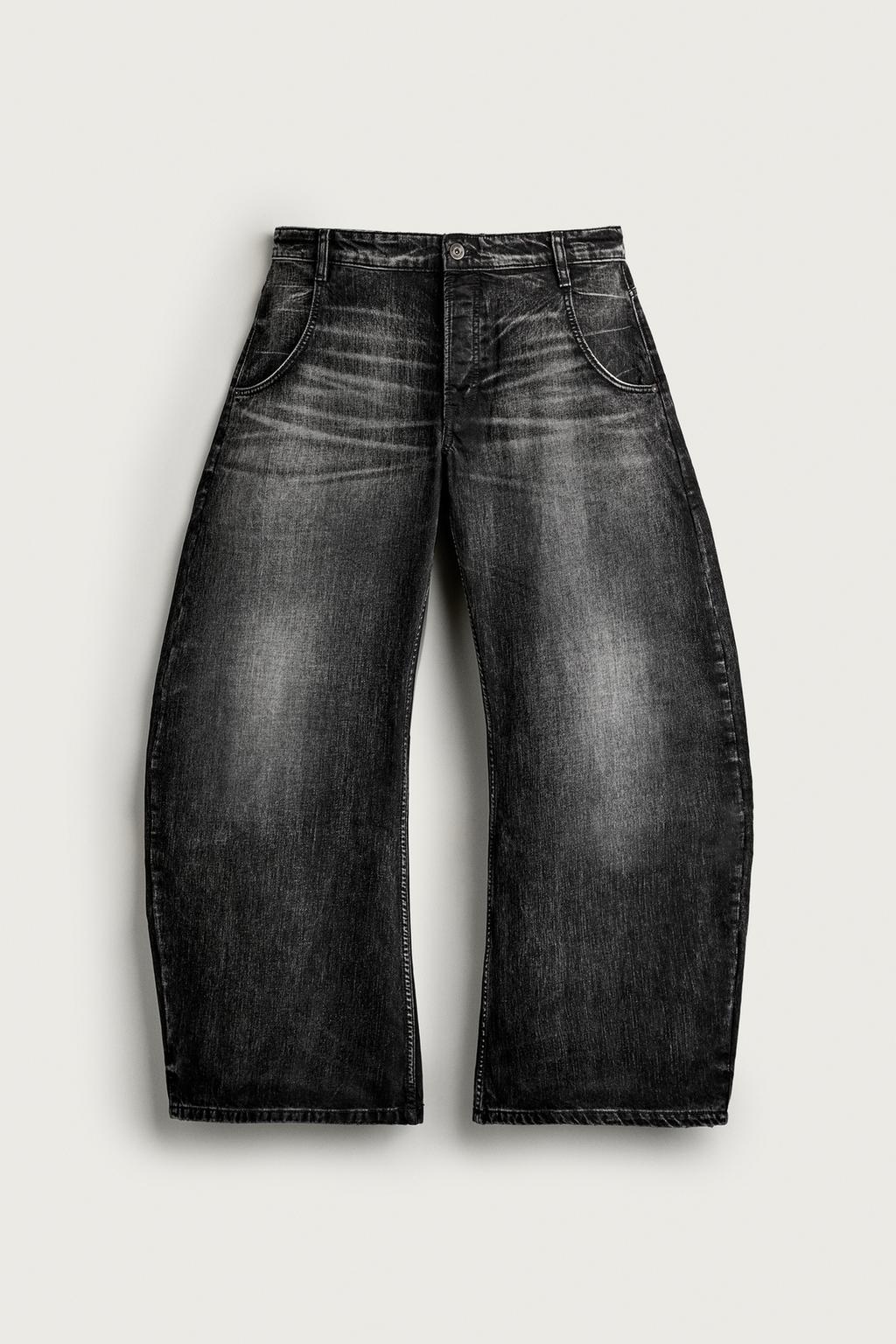 LOOSE BARREL FIT JEANS