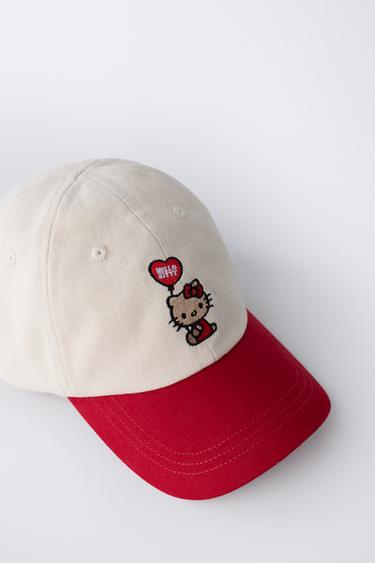 HELLO KITTY © SANRIO EMBROIDERED CAP - Red by Zara