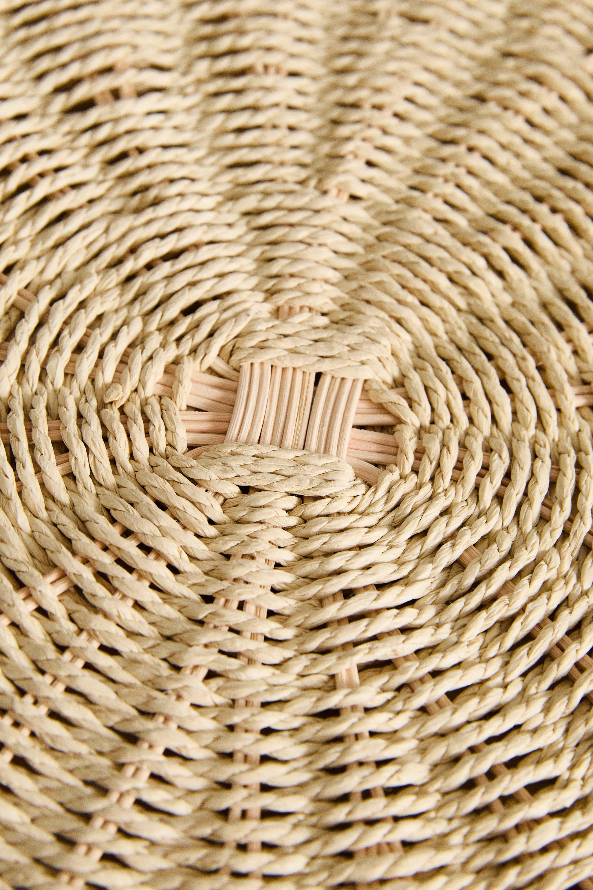 SET DE TABLE ROTIN TRESSÉ