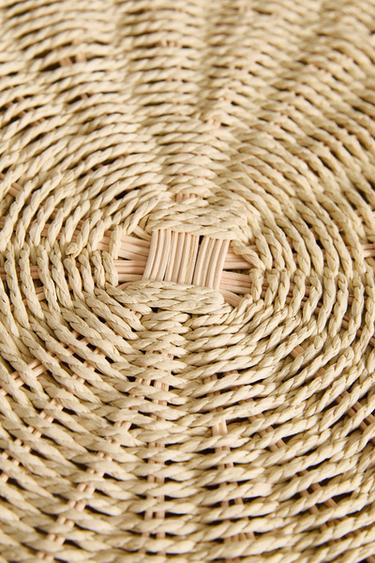 WOVEN RATTAN PLACEMAT - Light beige by Zara - Image 3