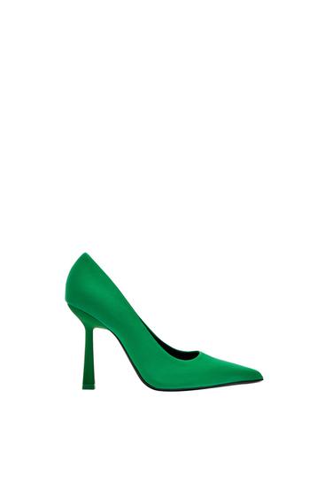 FABRIC HIGH-HEEL SHOES