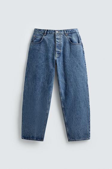 LOOSE TAPERED FIT JEANS CHAMPION® X ZARA - Mid-blue by Zara