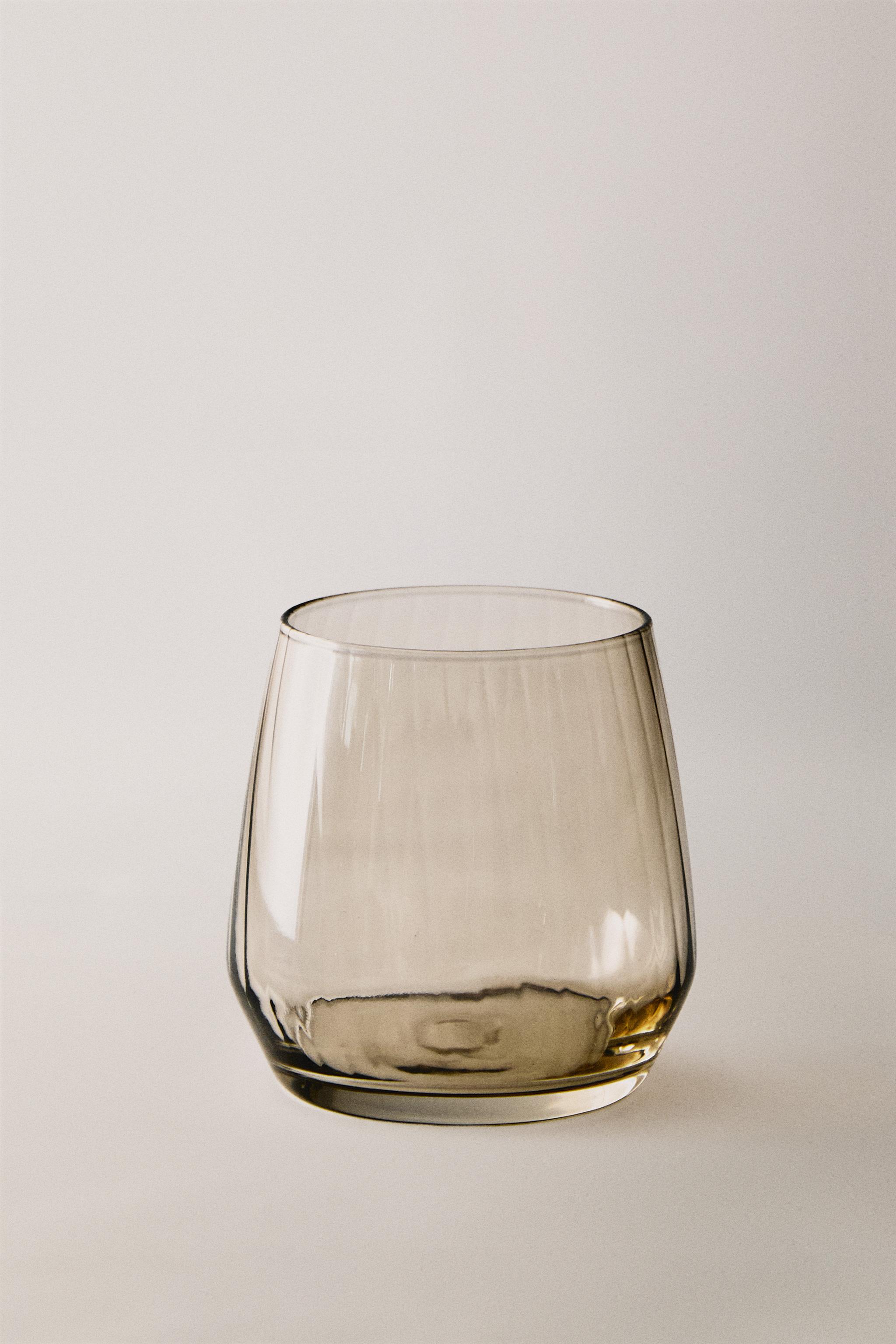 COLOURED GLASS TUMBLER