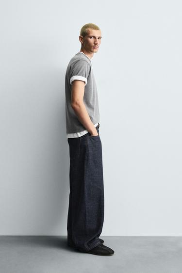 BALLOON FIT JEANS - Indigo by Zara - Image 3