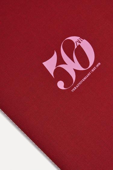 ZARA SMALL 50TH ANNIVERSARY NOTEBOOK - Burgundy by Zara - Image 2