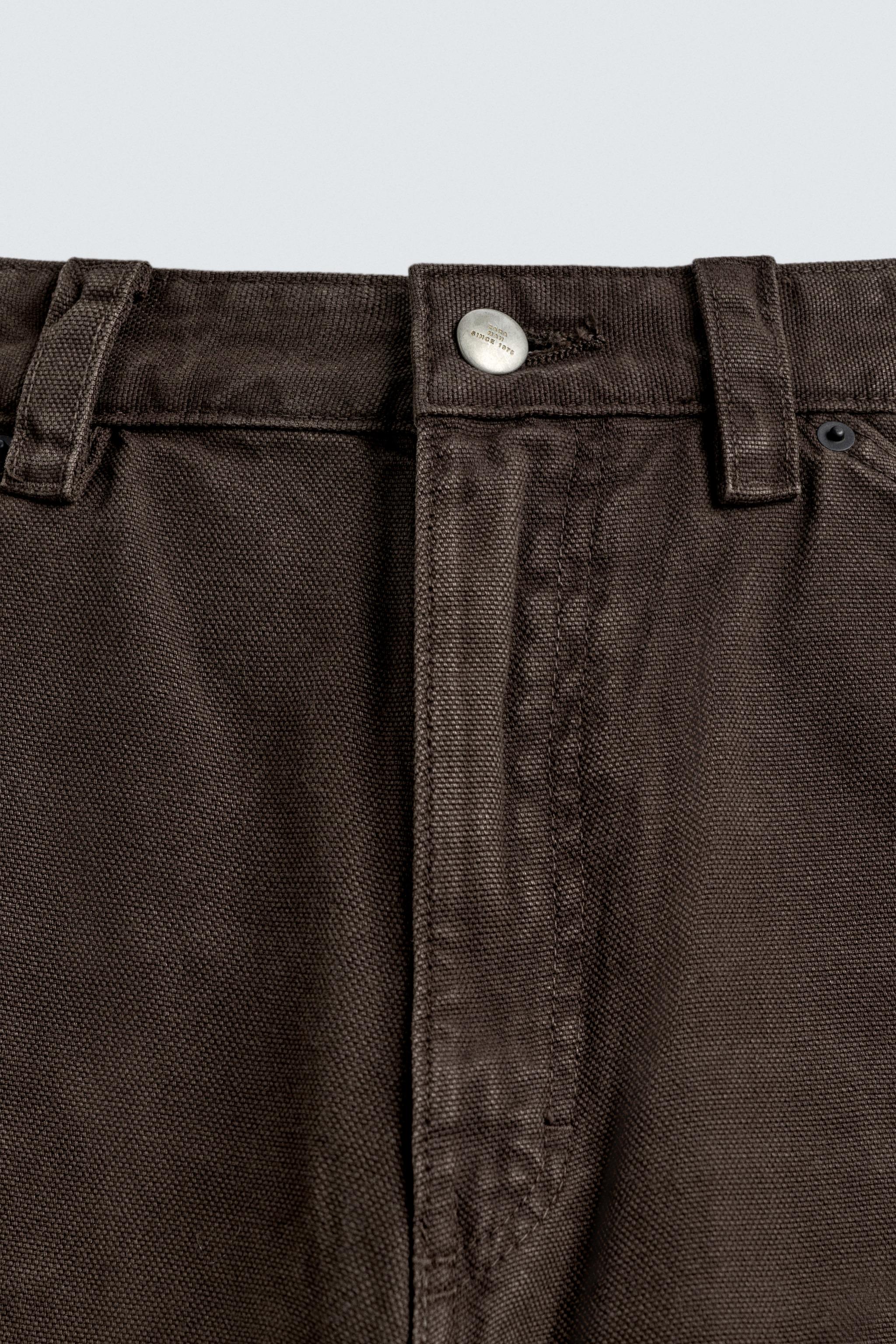 PANTALON COUPE DÉCONTRACTÉE POCHE CARPENTIER
