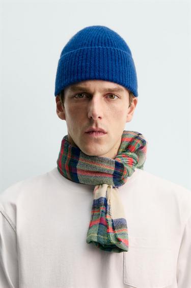 Zara 100% CASHMERE BEANIE AARON LEVINE X ZARA - Bluish - Image 0