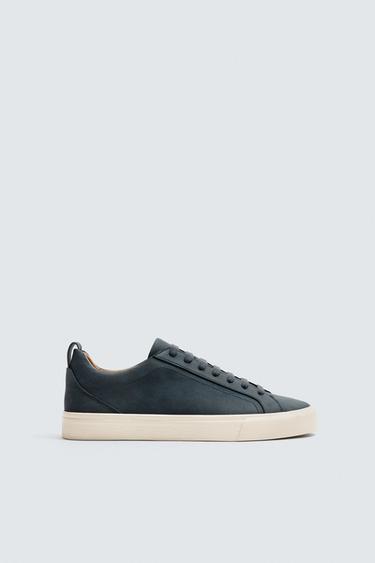 Zara BASIC SNEAKERS - Blue